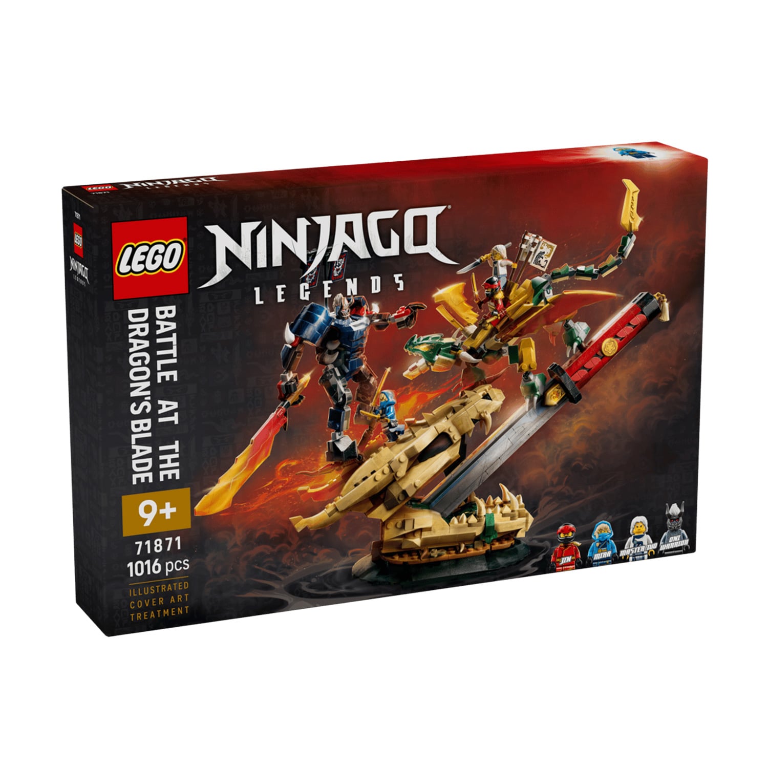 Конструктор LEGO Ninjago Битва біля черепа Дракона з мечем, 1016 деталей, від 9 років (71871)